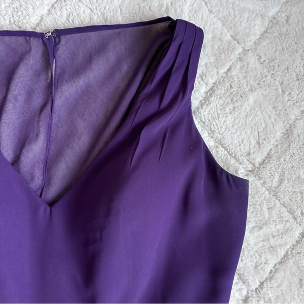 DaVinci Bridesmaids | Eggplant Purple Formal Gown Style# 60385 Dress | Size 16 - Picture 8 of 16